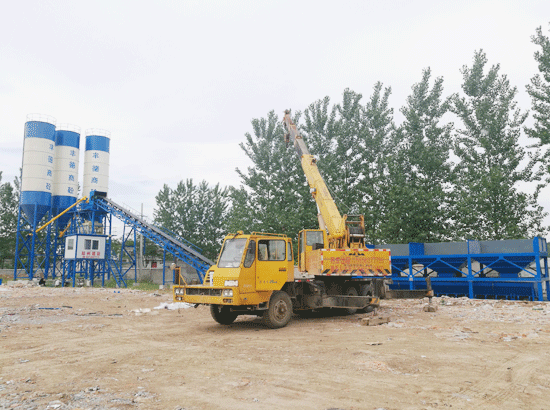 Case of HZS60 concrete mixing station in Zhoukou, Henan