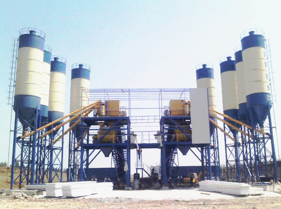  Jianxin 120 concrete mixing plant ＂private custom＂ successf