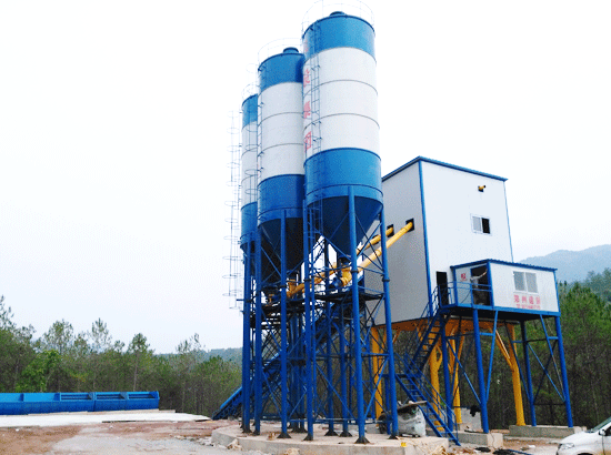  Customer scene of Puer 120 concrete mixing station, Yunnan