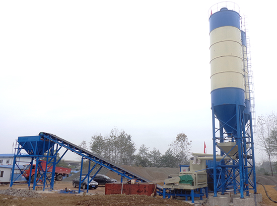 Site Case of 500-ton Stabilized Soil Mixing Plant in Hunchun