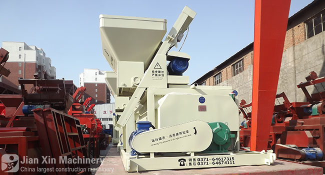 750 forced concrete mixer