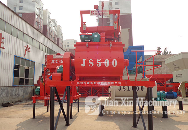 JS500 forced concrete mixer