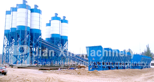 Large concrete production line