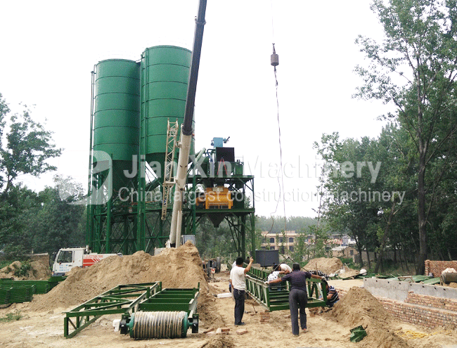 HZS180 concrete batching plant