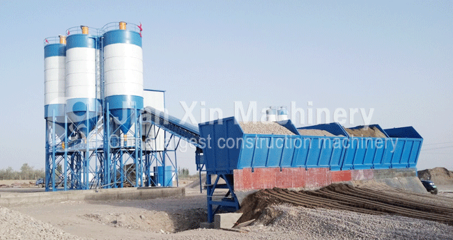 HZS180 concrete batching plant