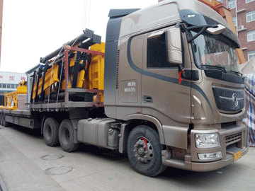 35 concrete mixing plant equipment sent to Myanmar