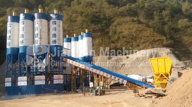 concrete mixing plant