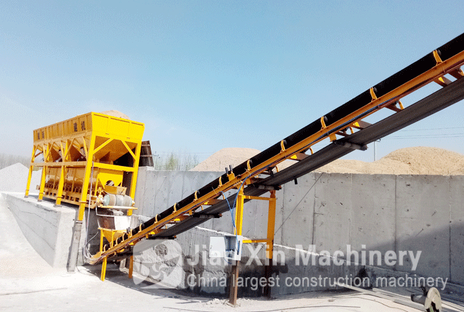 HZS90 concrete batching plant