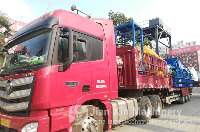 HZS90 environmentally-friendly concrete mixing station