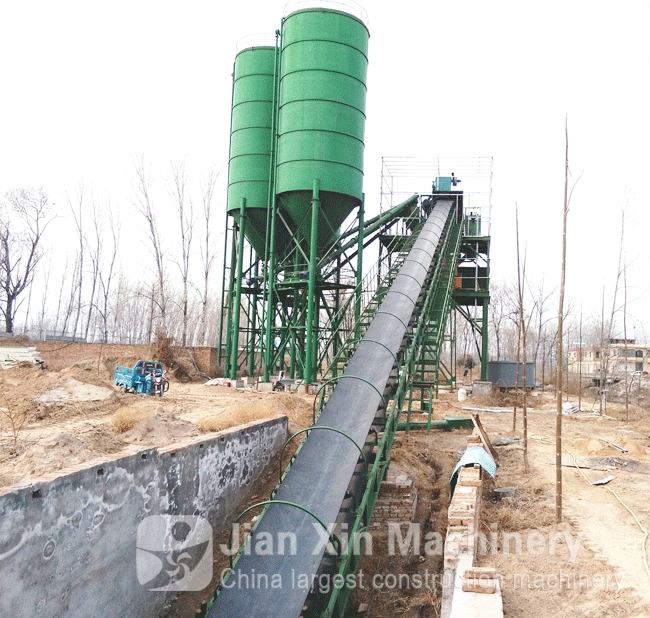 HZS180 concrete mixing plant 