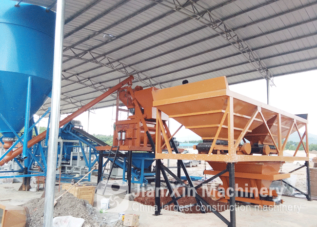 35 cement concrete mixing station